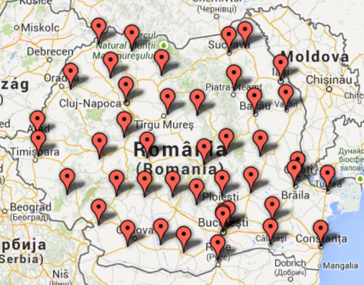 Transport oriunde in Romania